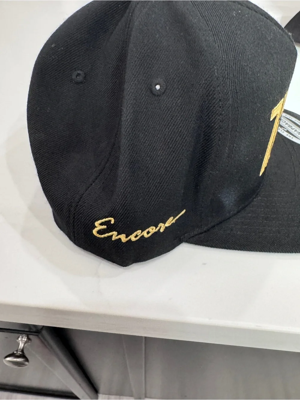 Snapback Hat - Black/Gold